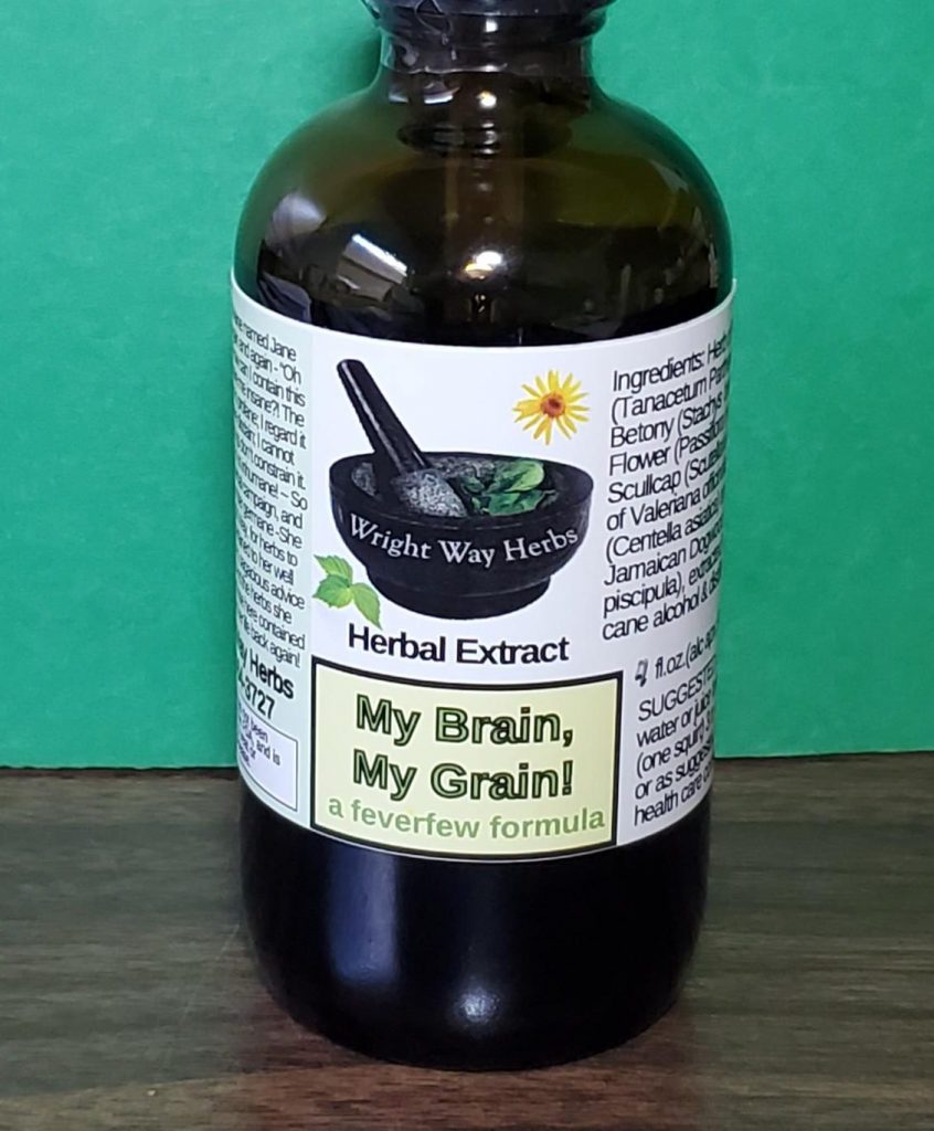 My Brain, My Grain! Tincture