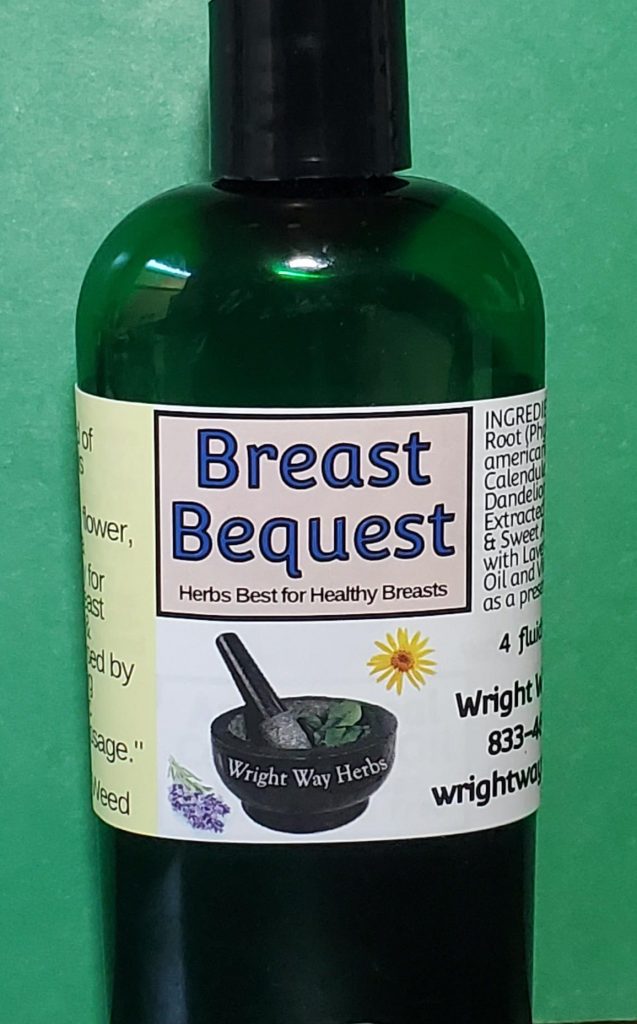 Breast Bequest Herb infused oil