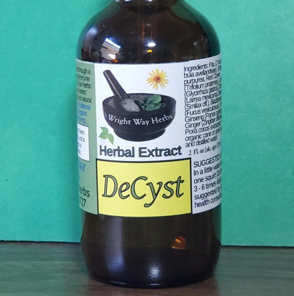 DeCyst Tincture Formula